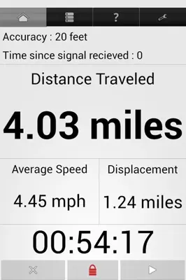 GPS Odometer android App screenshot 4